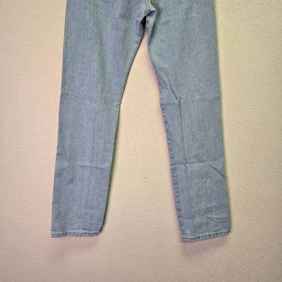 Vintage Wrangler Light Wash High-Waisted Straight Leg Denim Jeans Womens Waist 2 - Picture 5 of 11